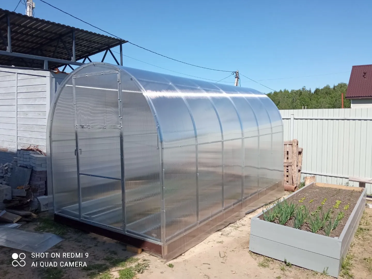 Теплица «Кроха» 2х4 м Шаг 65 см 