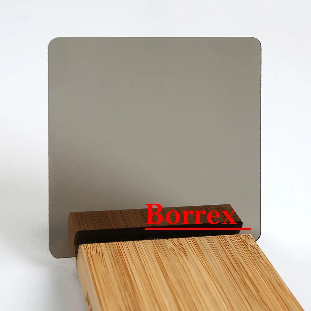 Монолитный поликарбонат Borrex серый 6 мм 