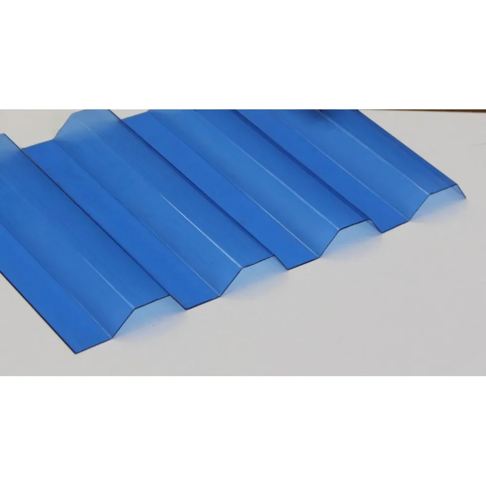 Профилированный поликарбонат синий 1,3 мм 