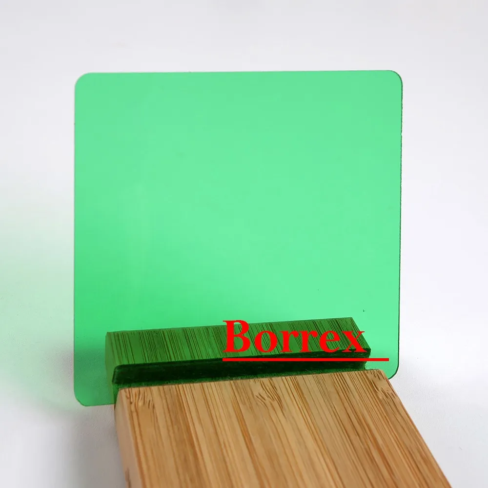 Монолитный поликарбонат Borrex зеленый 5 мм 