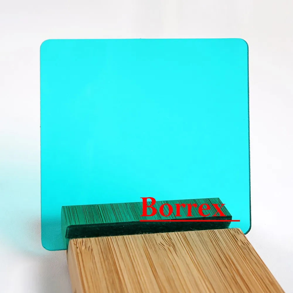 Монолитный поликарбонат Borrex бирюза 5 мм 