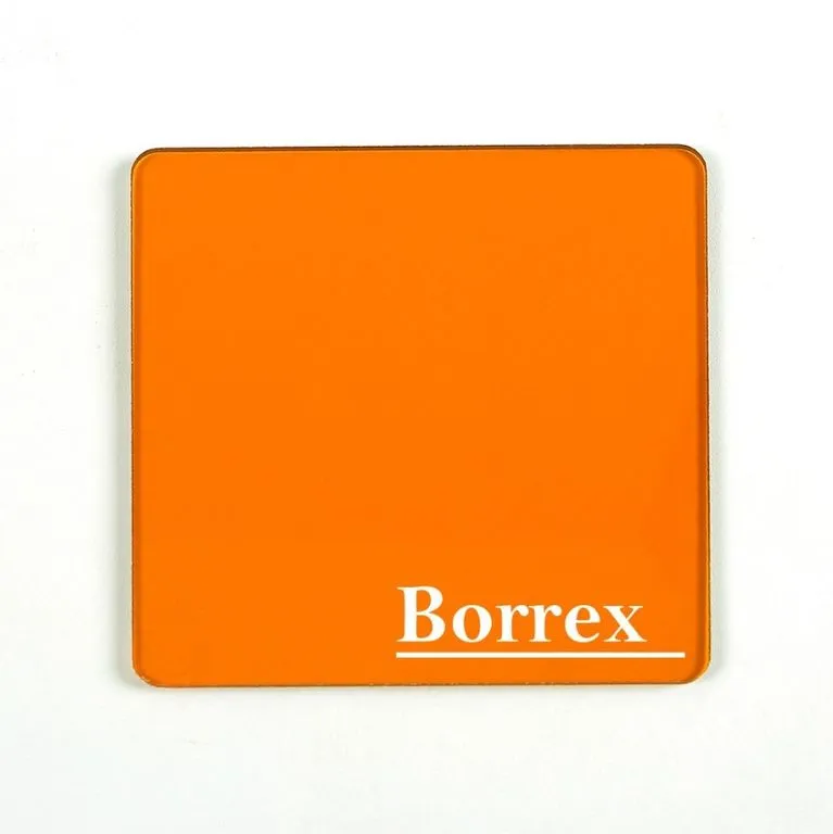 Монолитный поликарбонат Borrex оранжевый 4 мм 