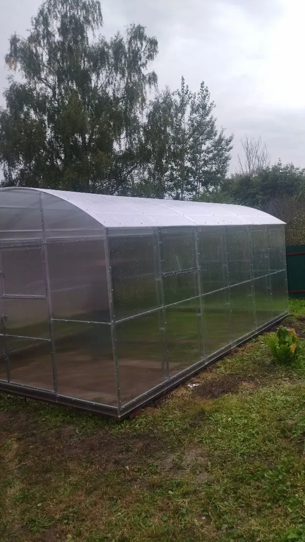 Теплица «Прямостенная» 3,5х10 м Шаг 65 см 