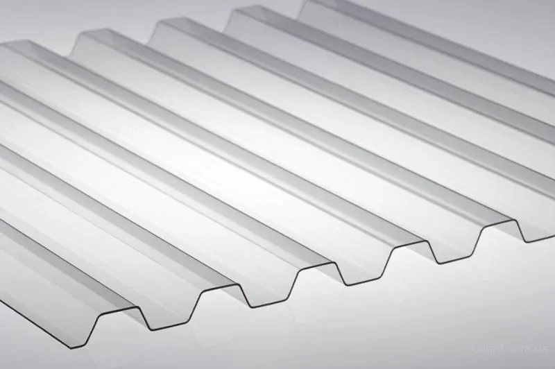 Профилированный поликарбонат прозрачный 1,3 мм 