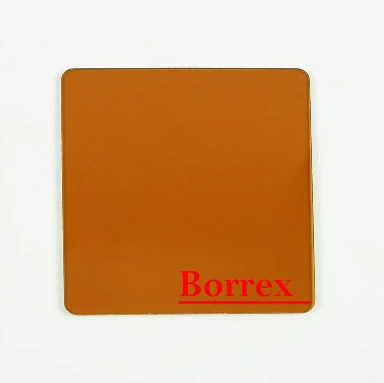 Монолитный поликарбонат Borrex янтарь 12 мм 