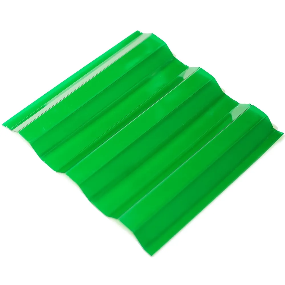 Профилированный поликарбонат зеленый 1,3 мм 