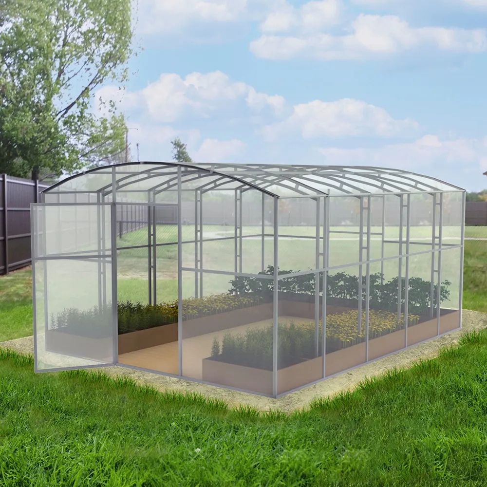 Теплица Прямостенная 4х12 м Шаг 65 см 