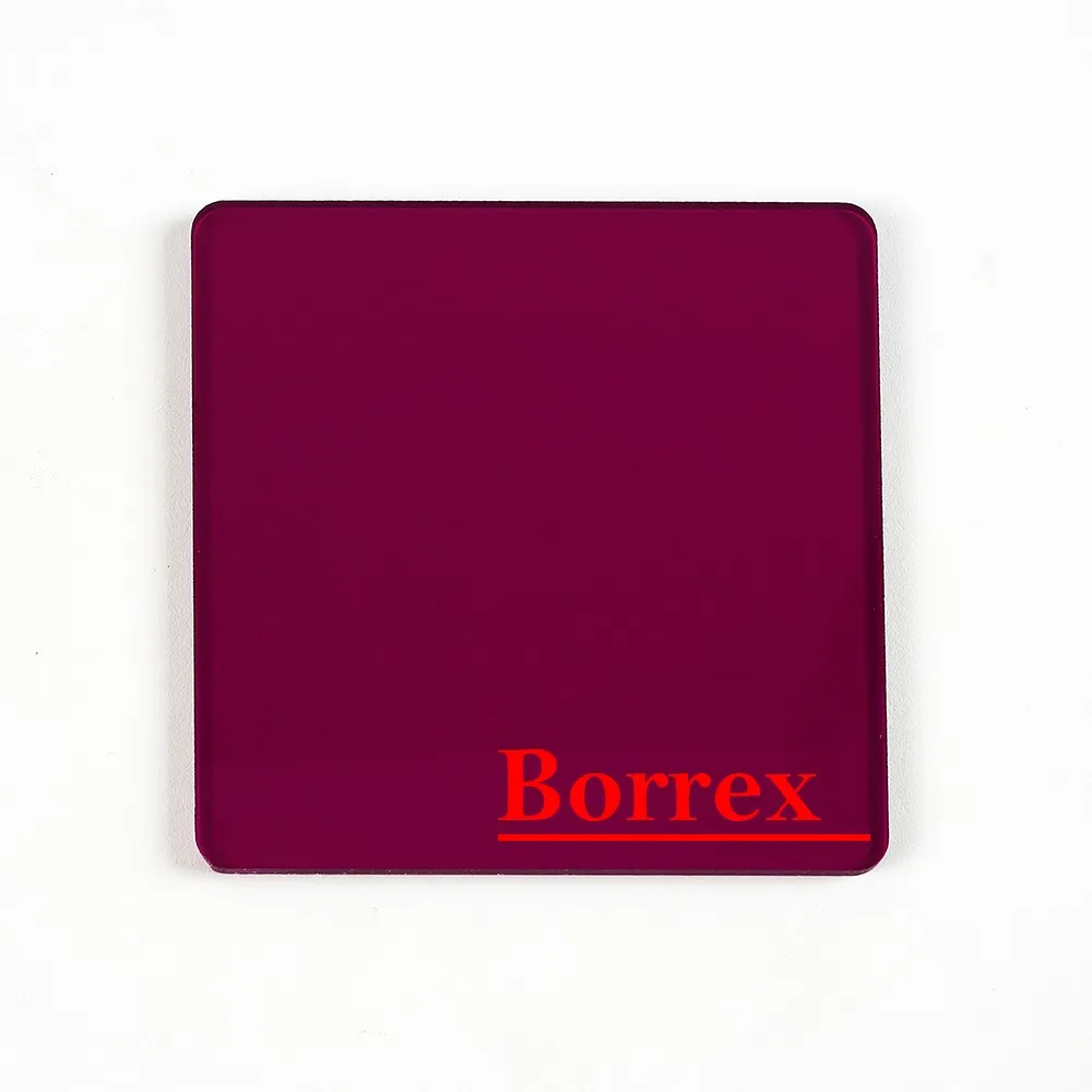 Монолитный поликарбонат Borrex гранатовый 10 мм 