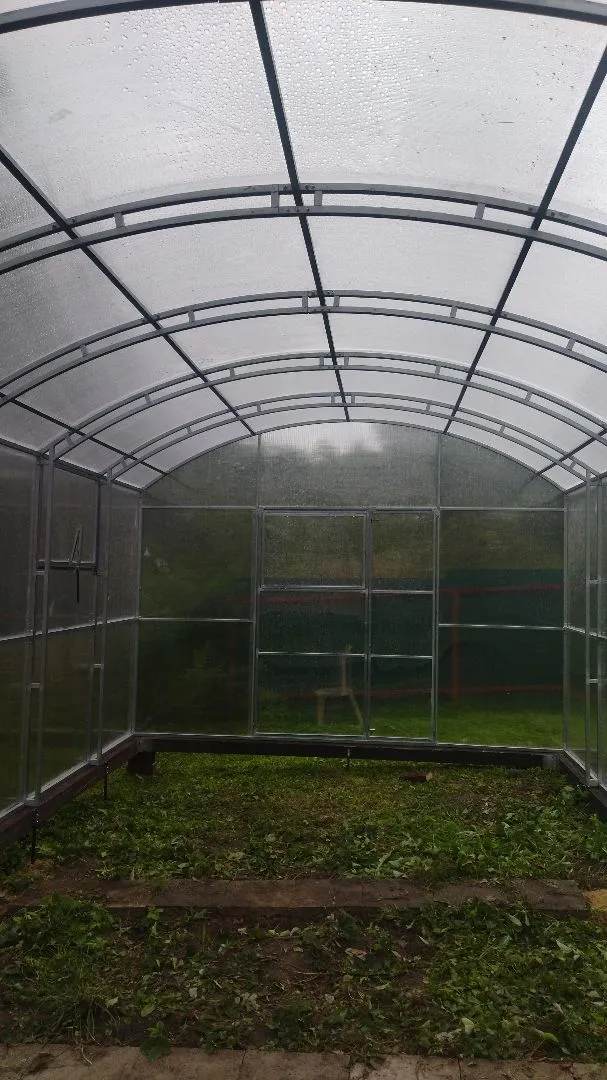 Теплица «Прямостенная» 3,5х8 м Шаг 65 см 