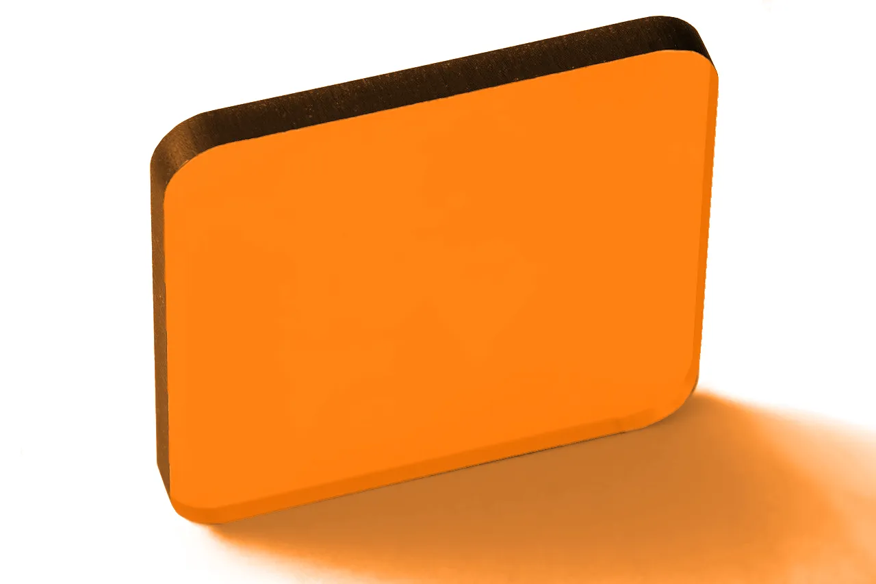 Монолитный поликарбонат Borrex оранжевый 6 мм 