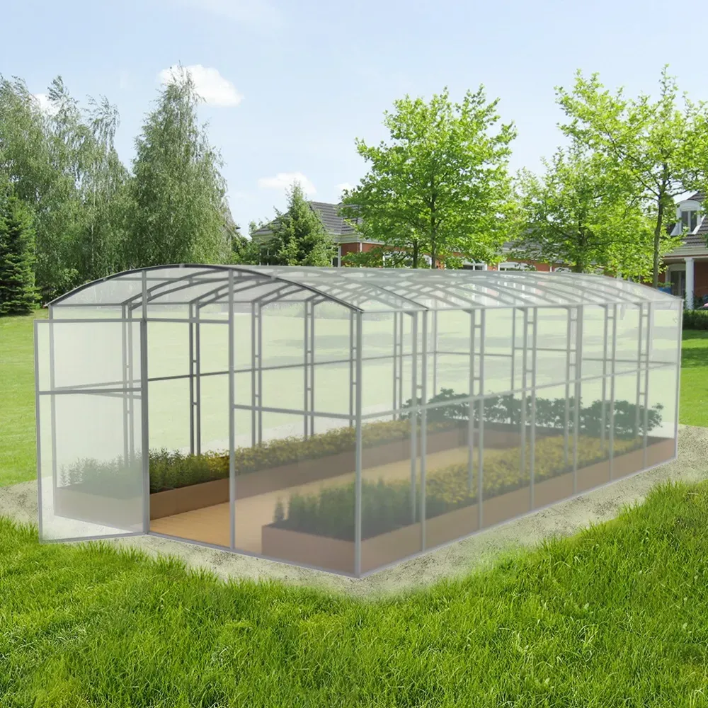 Теплица Прямостенная 3х4 м Шаг 1 м 