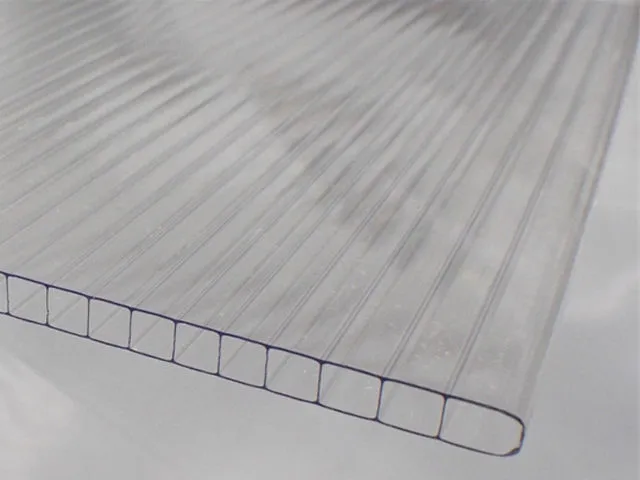 Сотовый поликарбонат 6 мм прозрачный 
