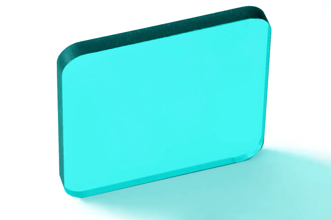 Монолитный поликарбонат Borrex бирюза 10 мм 