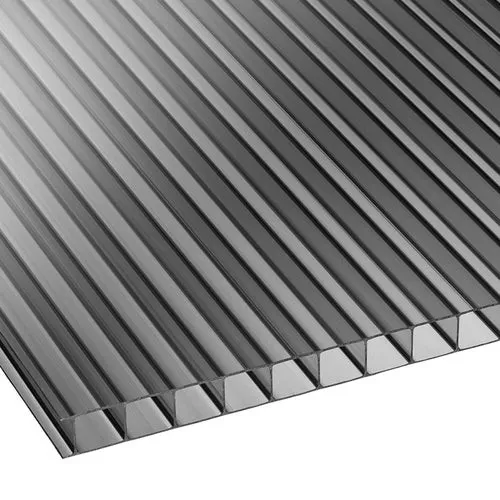 Сотовый поликарбонат 8 мм серый 