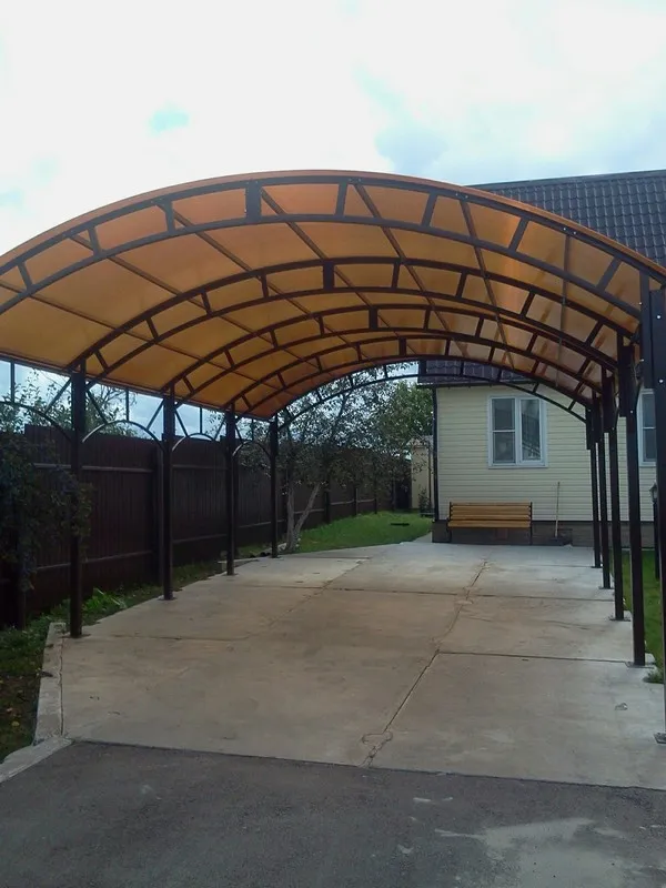 навес из поликарбоната