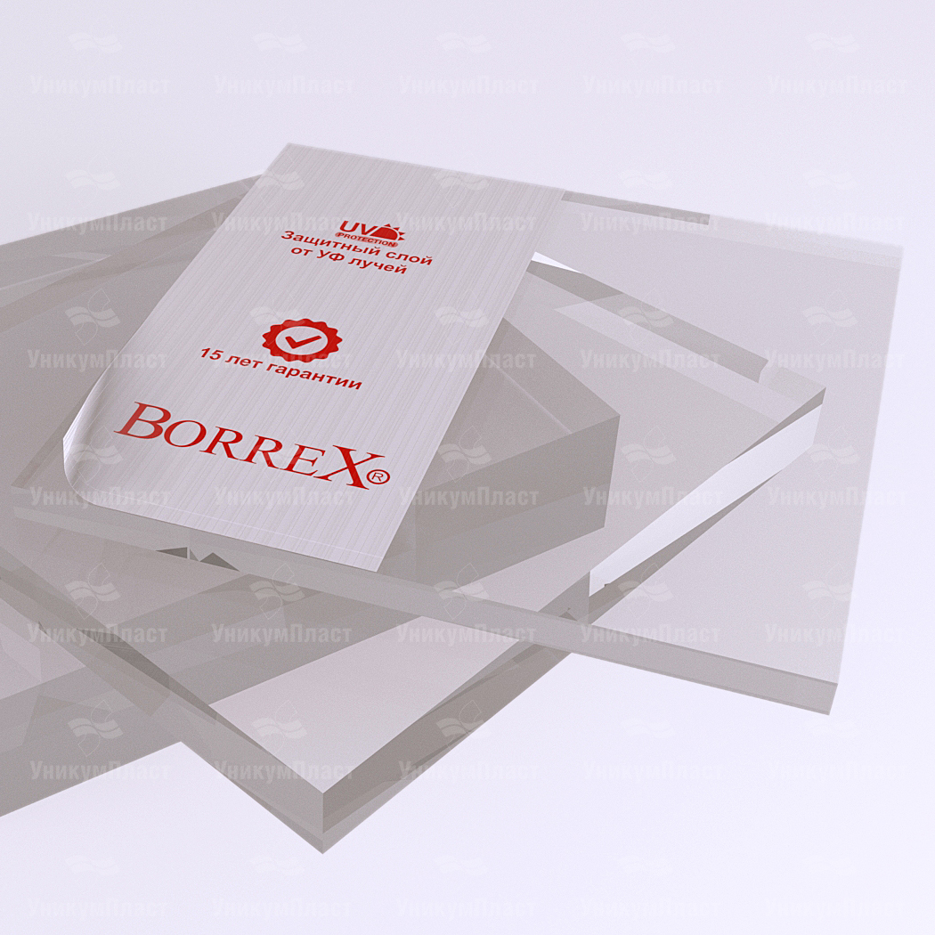 Монолитный поликарбонат Borrex 1,5 мм 2,05х1,25 м Монолитный поликарбонат Borrex 1,5 мм 2,05х1,25 м