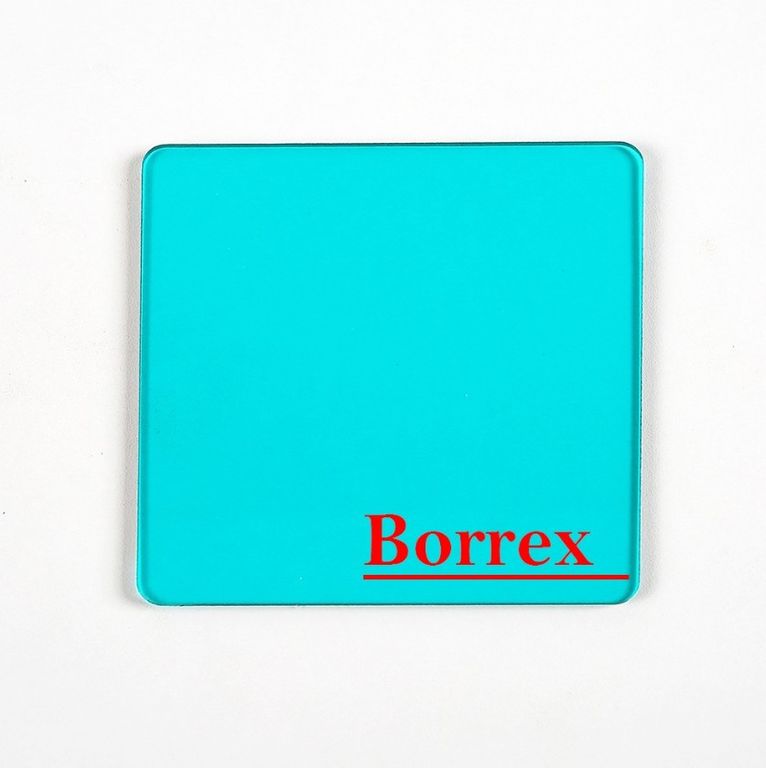 Монолитный поликарбонат Borrex бирюза 12 мм Монолитный поликарбонат Borrex бирюза 12 мм